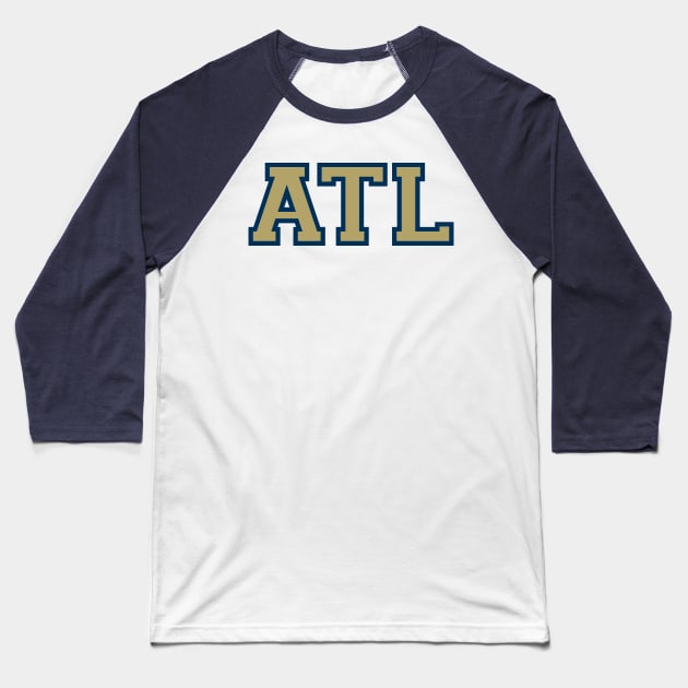ATL Tech Baseball T-Shirt by The Pixel League